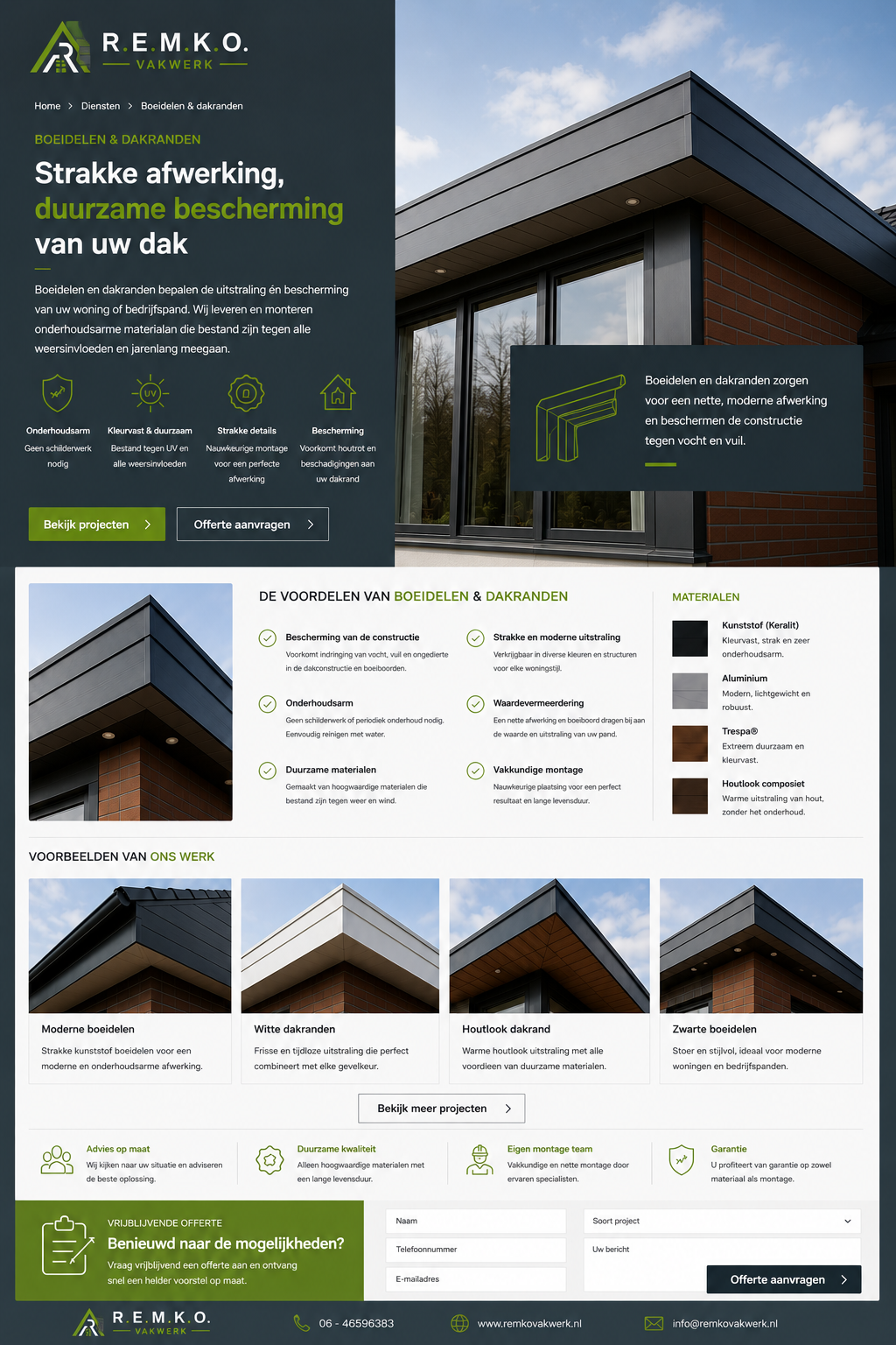 Referentieontwerp Boeidelen en dakranden